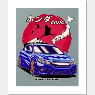 Nippon JDM Civic Si Posters and Art